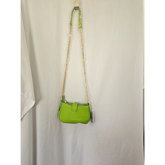 Blush Kiss Vegan Mini Purse Lime Green  Gold Butterfly  Cross Body  NWT - Picture 5 of 6